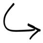 A handdrawn arrow pointing at the block of code